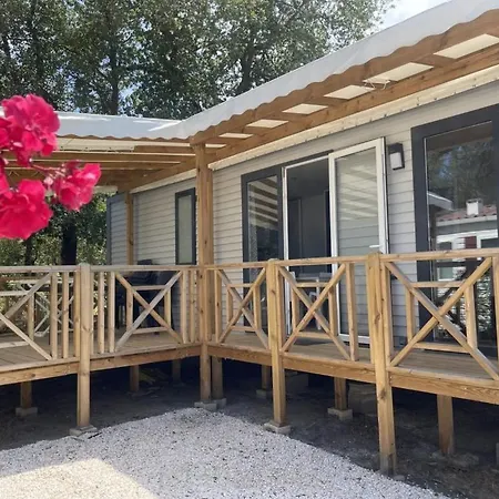 Le Rah, Moderne Et Spacieux Mobilhome, Camping Clos Du Thym Avec Piscine Argelès-sur-Mer Exterior foto
